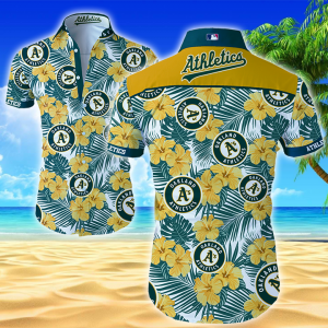 Oakland Athletics Hawaiian Shirt Summer Button Up