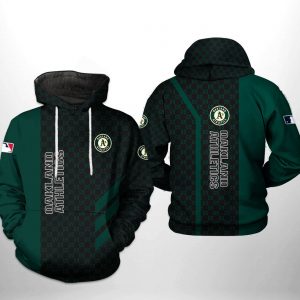 Oakland Athletics MLB 3D Printed Hoodie/Zipper Hoodie