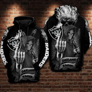 Oakland Raiders 3D Printed Hoodie/Zipper Hoodie