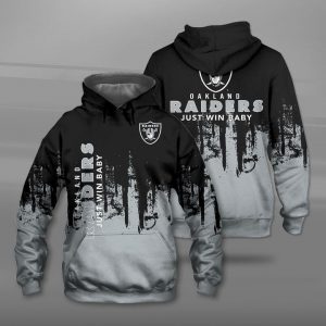 Oakland Raiders 3D Printed Hoodie/Zipper Hoodie