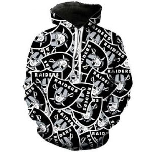 Oakland Raiders 3D Printed Hoodie/Zipper Hoodie