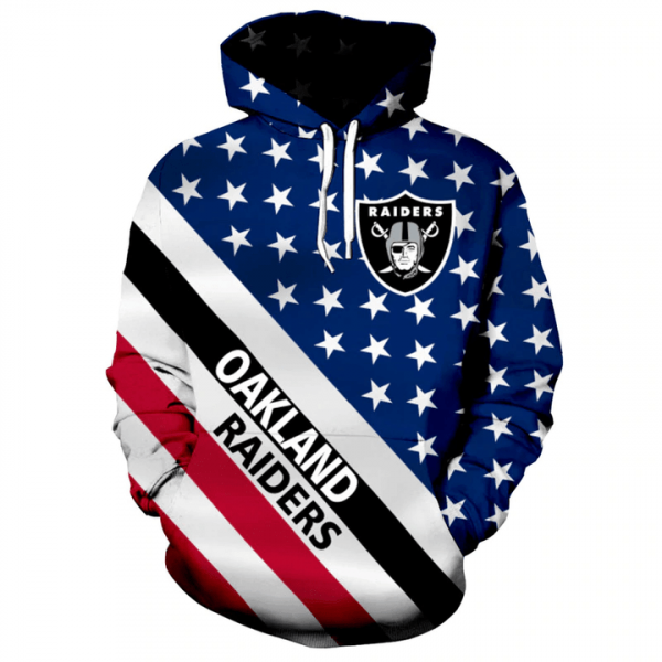 Oakland Raiders 3D Printed Hoodie/Zipper Hoodie