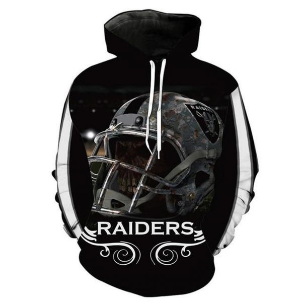 Oakland Raiders 3D Printed Hoodie/Zipper Hoodie