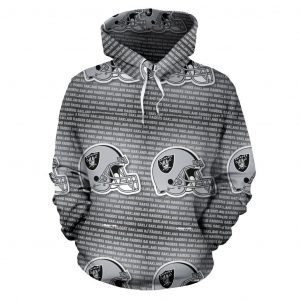 Oakland Raiders 3D Printed Hoodie/Zipper Hoodie