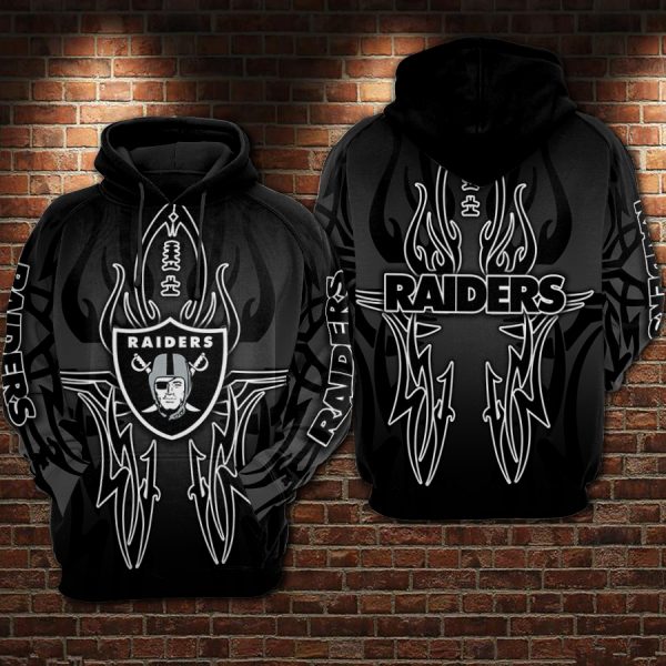 Oakland Raiders 3D Printed Hoodie/Zipper Hoodie