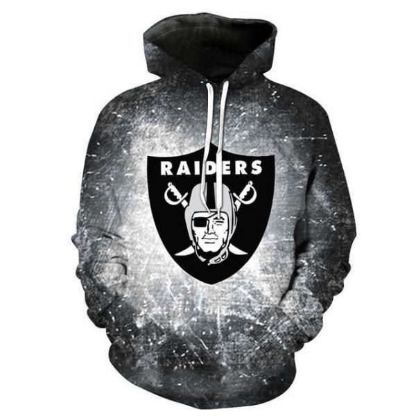 Oakland Raiders 3D Printed Hoodie/Zipper Hoodie