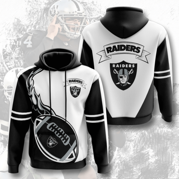 Oakland Raiders 3D Printed Hoodie/Zipper Hoodie