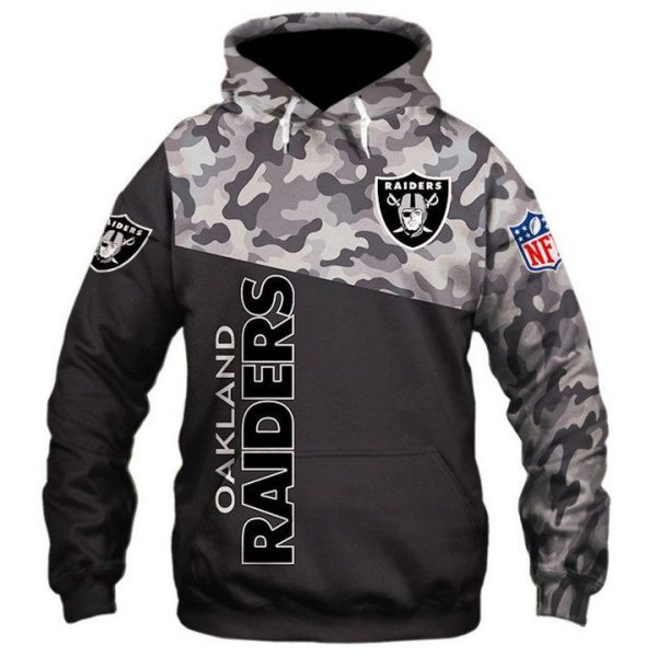 Oakland Raiders 3D Printed Hoodie/Zipper Hoodie