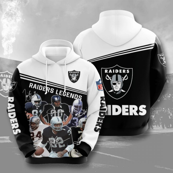 Oakland Raiders 3D Printed Hoodie/Zipper Hoodie