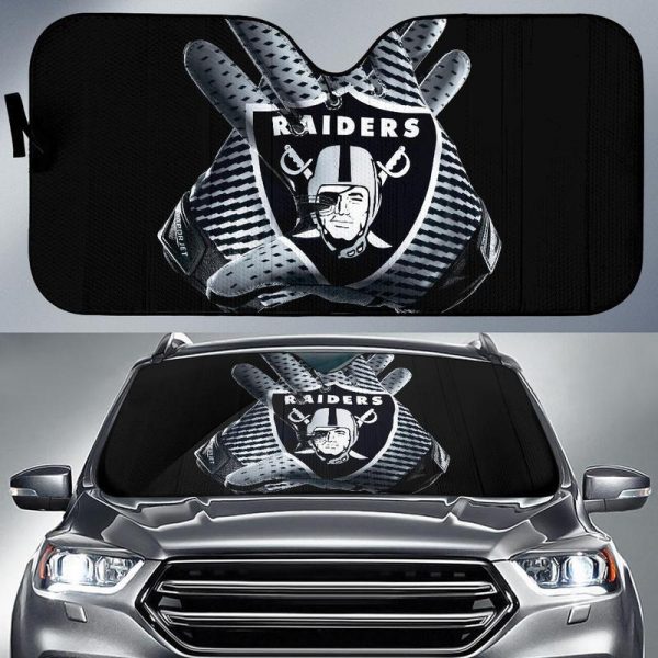 Oakland Raiders Car Auto Sun Shade