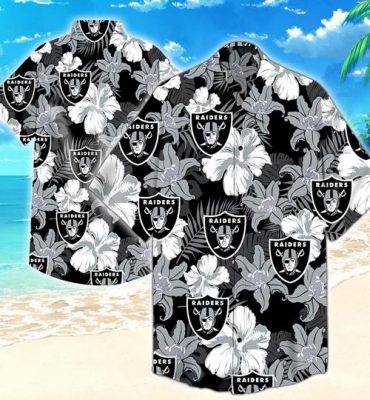 raiders button up shirt