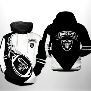 Oakland Raiders NFL Classic 3D Printed Hoodie/Zipper Hoodie