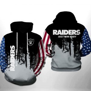 Oakland Raiders NFL Team US 3D Printed Hoodie/Zipper Hoodie