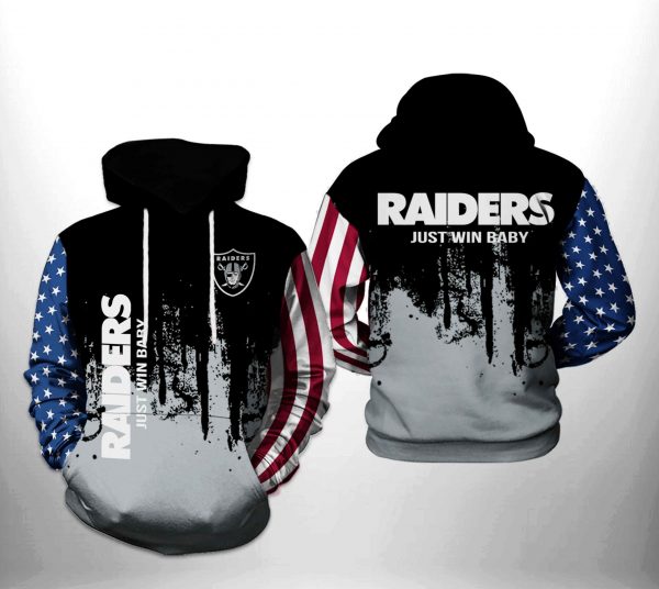 Oakland Raiders NFL Team US 3D Printed Hoodie/Zipper Hoodie