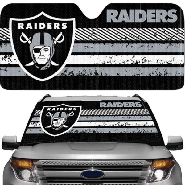 Oakland Raiders Universal Car Auto Sun Shade