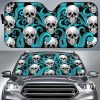 Octopus Tentacles Skull Car Auto Sun Shade