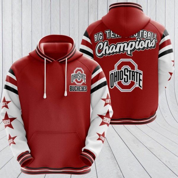 Ohio State Buckeyes 3D Printed Hoodie/Zipper Hoodie