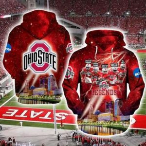 Ohio State Buckeyes 3D Printed Hoodie/Zipper Hoodie