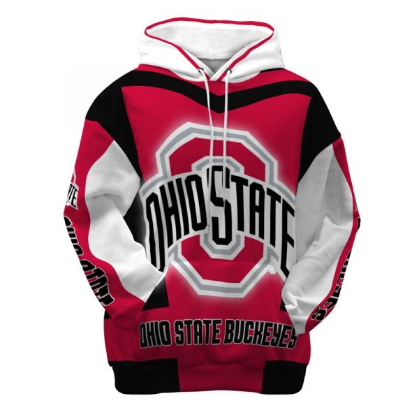 Ohio State Buckeyes 3D Printed Hoodie/Zipper Hoodie