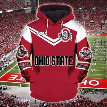 Ohio State Buckeyes 3D Printed Hoodie/Zipper Hoodie Ohio State Buckeyes 3D Printed Hoodie/Zipper Hoodie