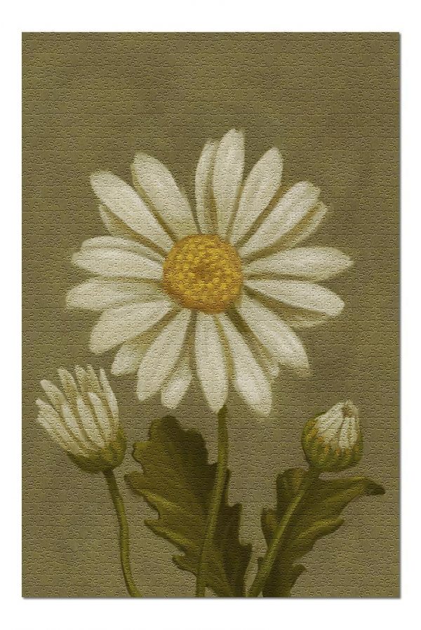 Oil Painting Daisy Jigsaw Puzzle Set