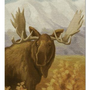 Oil Painting Moose Jigsaw Puzzle Set