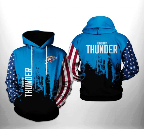 Oklahoma City Thunder NBA Team US 3D Printed Hoodie/Zipper Hoodie