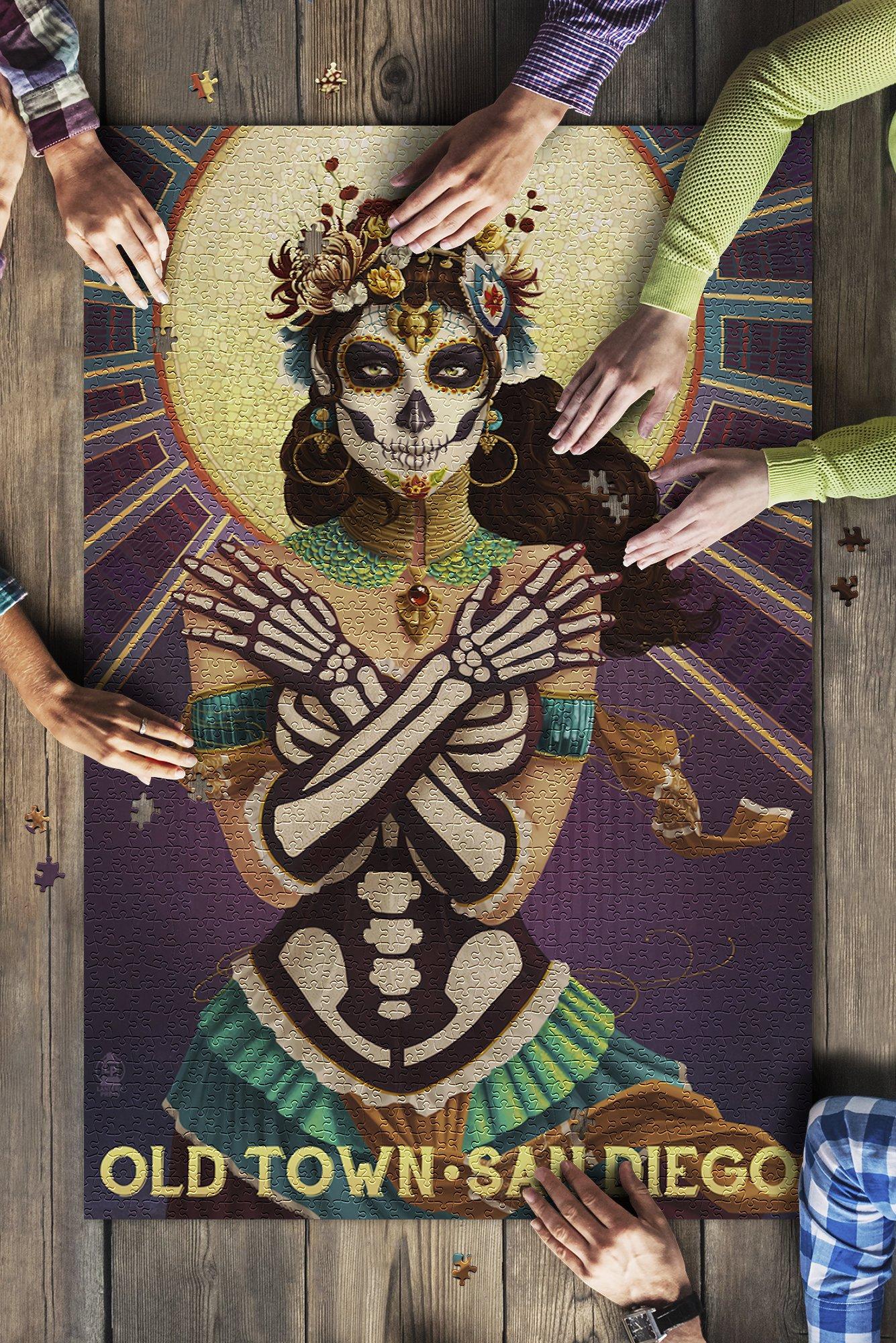 Old Town, San Diego, California Day Of The Dead Crossbones Jigsaw Puzzle Set Old Town, San Diego, California Day Of The Dead Crossbones Jigsaw Puzzle Set