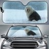 Old english sheepdogs Car Auto Sun Shade