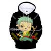 One Piece 3D Printed Hoodie/Zipper Hoodie