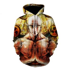 One Piece 3D Printed Hoodie/Zipper Hoodie