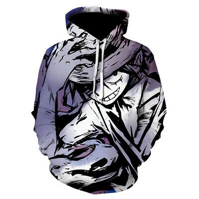One Piece 3D Printed Hoodie/Zipper Hoodie One Piece 3D Printed Hoodie/Zipper Hoodie