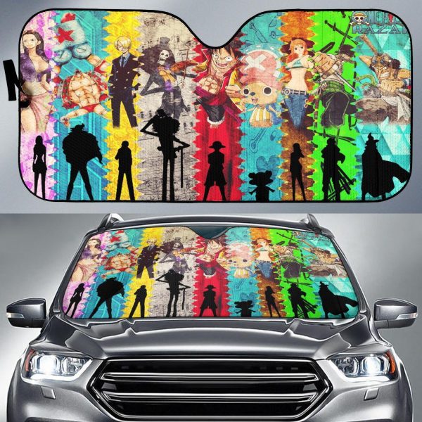 One Piece Colours Anime Car Auto Sun Shade