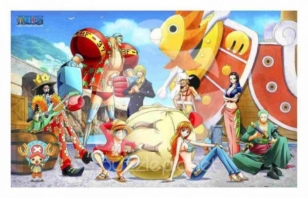 One Piece Crew With Thousand Sunny Jigsaw Puzzle Set