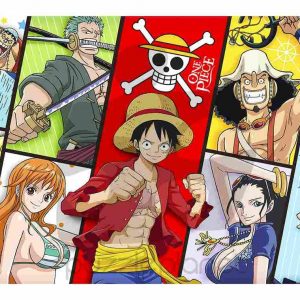 One Piece Crew With Thousand Sunny Jigsaw Puzzle Set