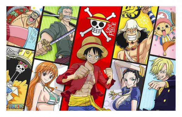 One Piece Crew With Thousand Sunny Jigsaw Puzzle Set