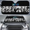 One Piece Crews Black And White Car Auto Sun Shade