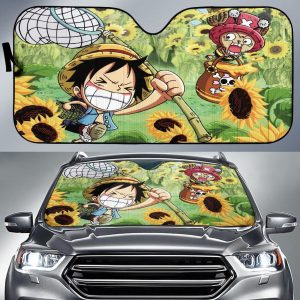 One Piece Funny Anime Car Auto Sun Shade