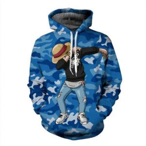 One Piece Monkey D Luffy 3D Printed Hoodie/Zipper Hoodie