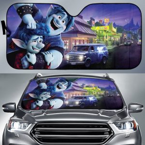 Onward Funny Disney Movie Car Auto Sun Shade