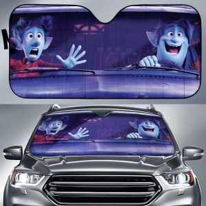 Onward Funny Disney Pixar Movie Car Auto Sun Shade