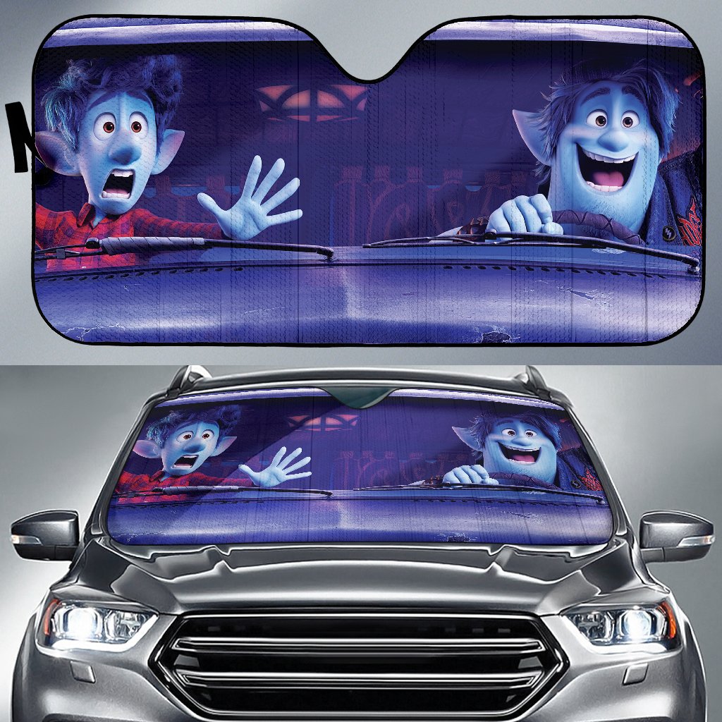 Onward Funny Disney Pixar Movie Car Auto Sun Shade Onward Funny Disney Pixar Movie Car Auto Sun Shade