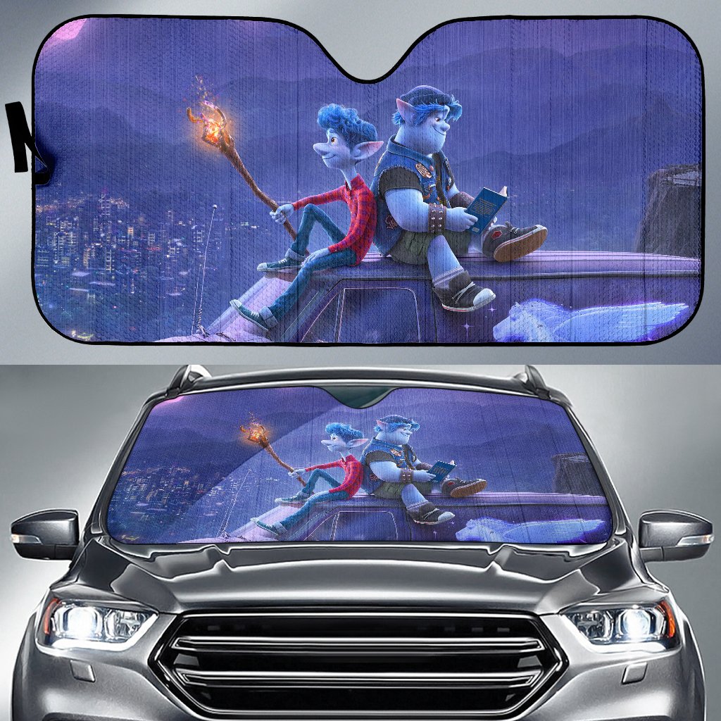 Onwards Disney Pixar Movie Car Auto Sun Shade Onwards Disney Pixar Movie Car Auto Sun Shade
