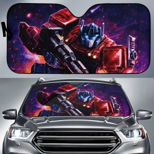 Optimus Prime Transformers Car Auto Sun Shade