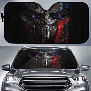 Optimus Prime Transformers Face Car Auto Sun Shade