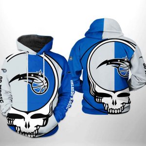 Orlando Magic NBA Grateful Dead 3D Printed Hoodie/Zipper Hoodie