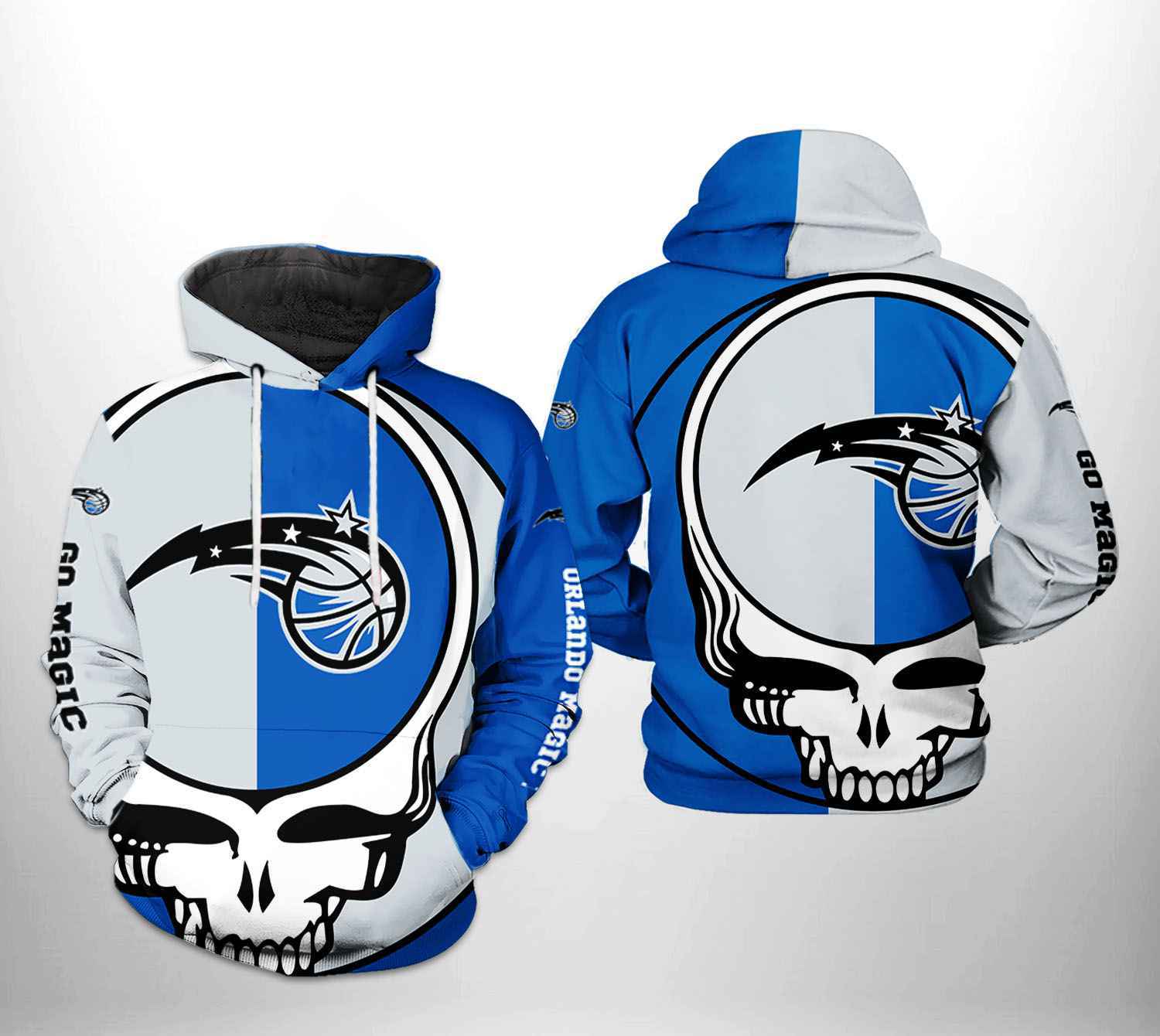 Orlando Magic NBA Grateful Dead 3D Printed Hoodie/Zipper Hoodie Orlando Magic NBA Grateful Dead 3D Printed Hoodie/Zipper Hoodie