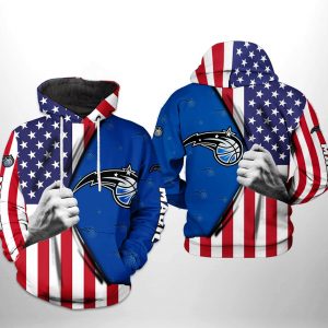 Orlando Magic NBA US Flag Team 3D Printed Hoodie/Zipper Hoodie