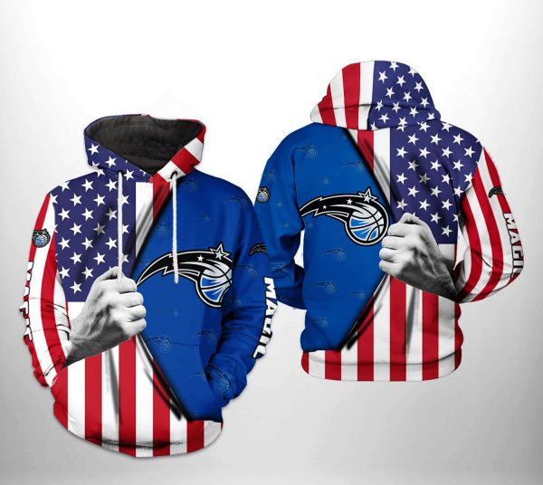 Orlando Magic NBA US Flag Team 3D Printed Hoodie/Zipper Hoodie