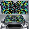 Ornament Psychedelic Car Auto Sun Shade